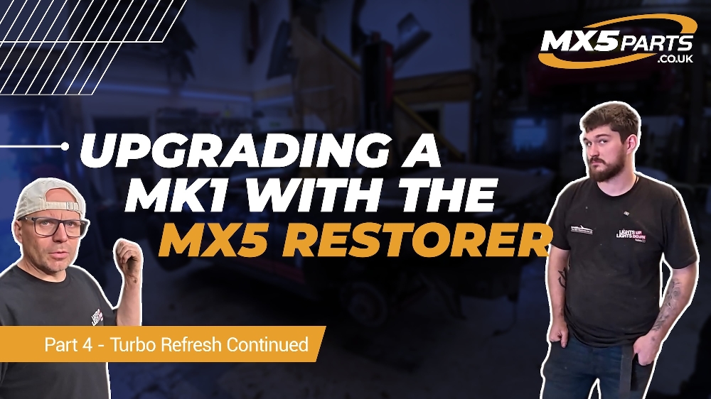 MX5 Restorer Part 4 Mk1 Turbo Upgrade Video Overlay